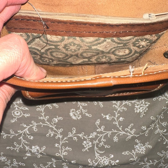 Satchel leather  purse - Picture 2 of 5